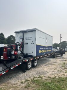 photo of ABMS moving pods in Greenville, SC